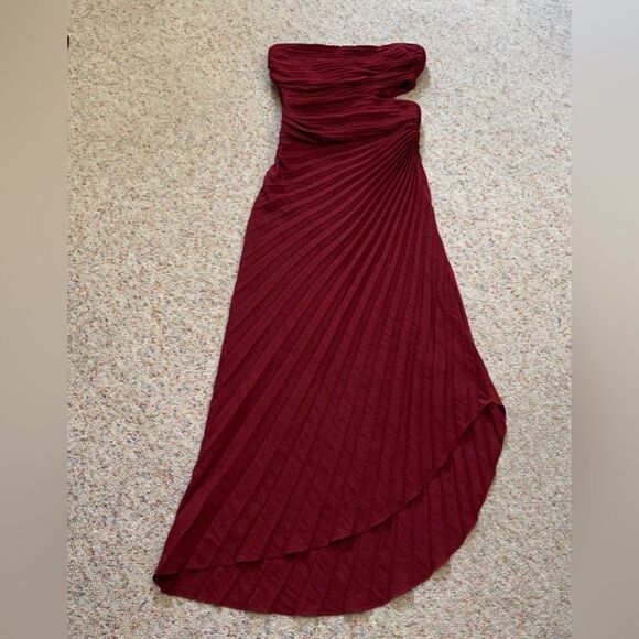 A.L.C. Strapless Pleated Dress size 2 - Picture 6 of 13